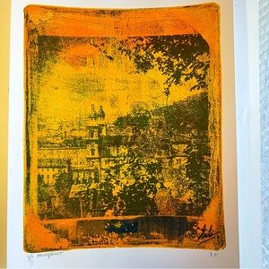 #303 med 9x12 Monoprint